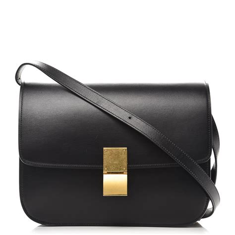 where to buy celine box|CELINE Box Calfskin Medium Classic Box Flap Bag Black .